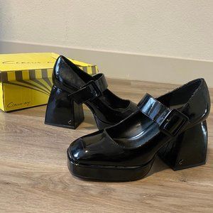 Black Khiara Platform  Mary Jane Pump CIRCUS BY SAM EDELMAN size 8.5 US